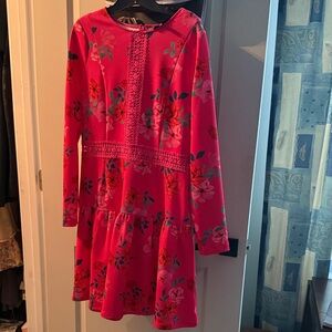 Floral Pink Kids Dress